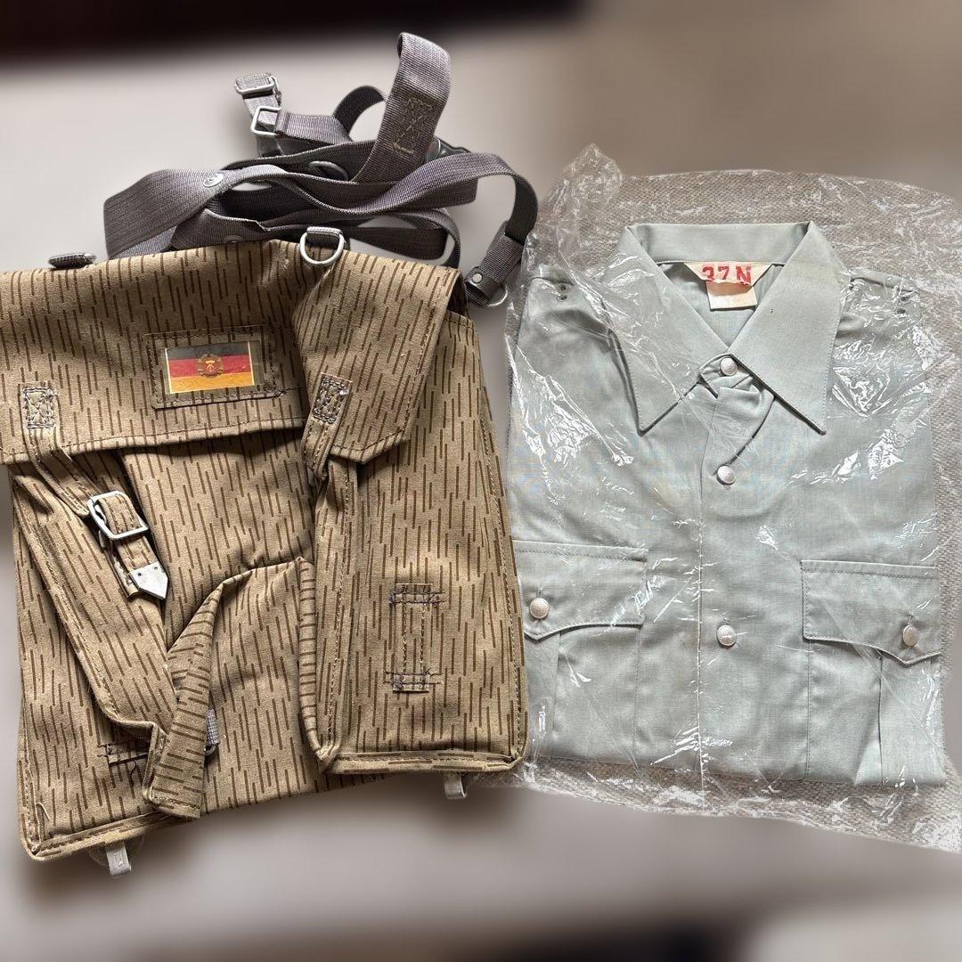 ミリタリー装備一式（帽子・ジャケット・ベルト） 東ドイツ 国境警備隊