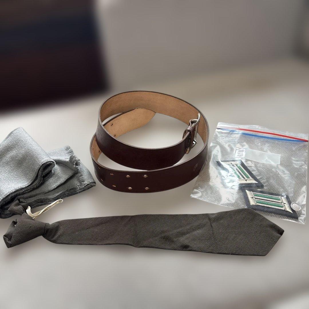 ミリタリー装備一式（帽子・ジャケット・ベルト） 東ドイツ 国境警備隊