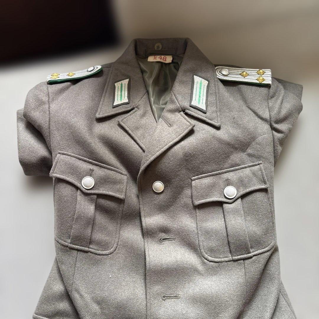 ミリタリー装備一式（帽子・ジャケット・ベルト） 東ドイツ 国境警備隊