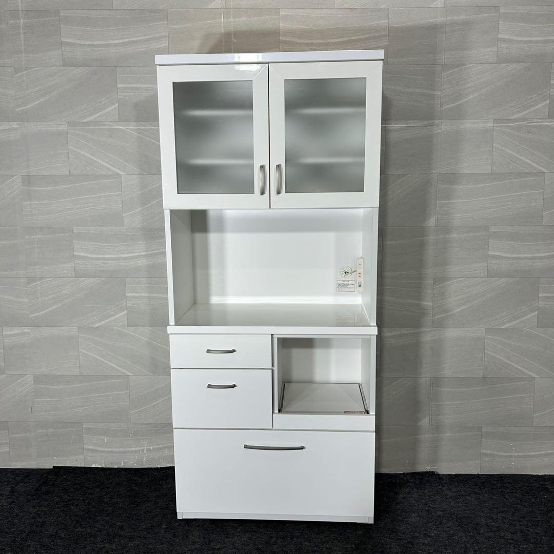 ニトリ キッチンボード コパン 幅80cm 食器棚 キッチン収納 d3841