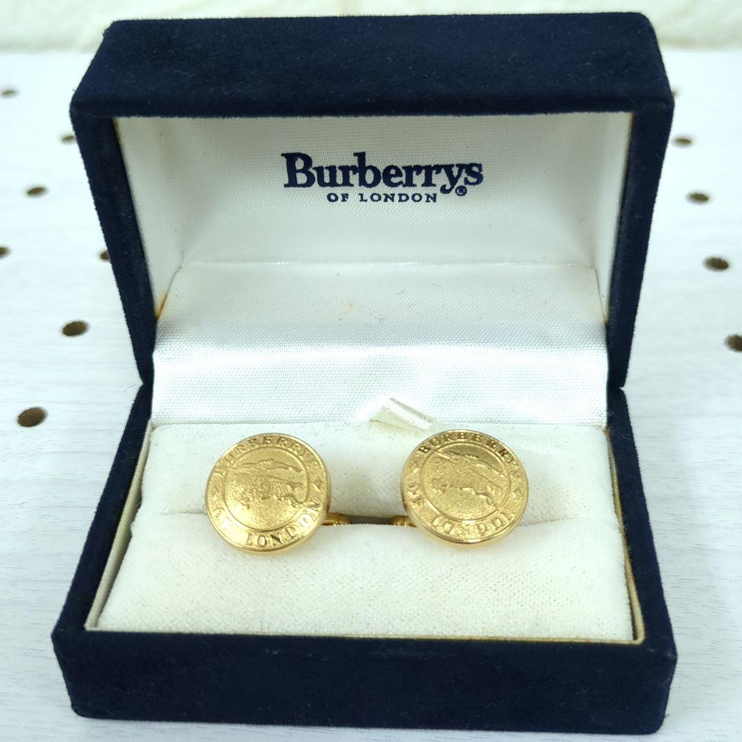 バーバリー 騎士 カフリンクス ゴールドカラー メンズ Burberrys