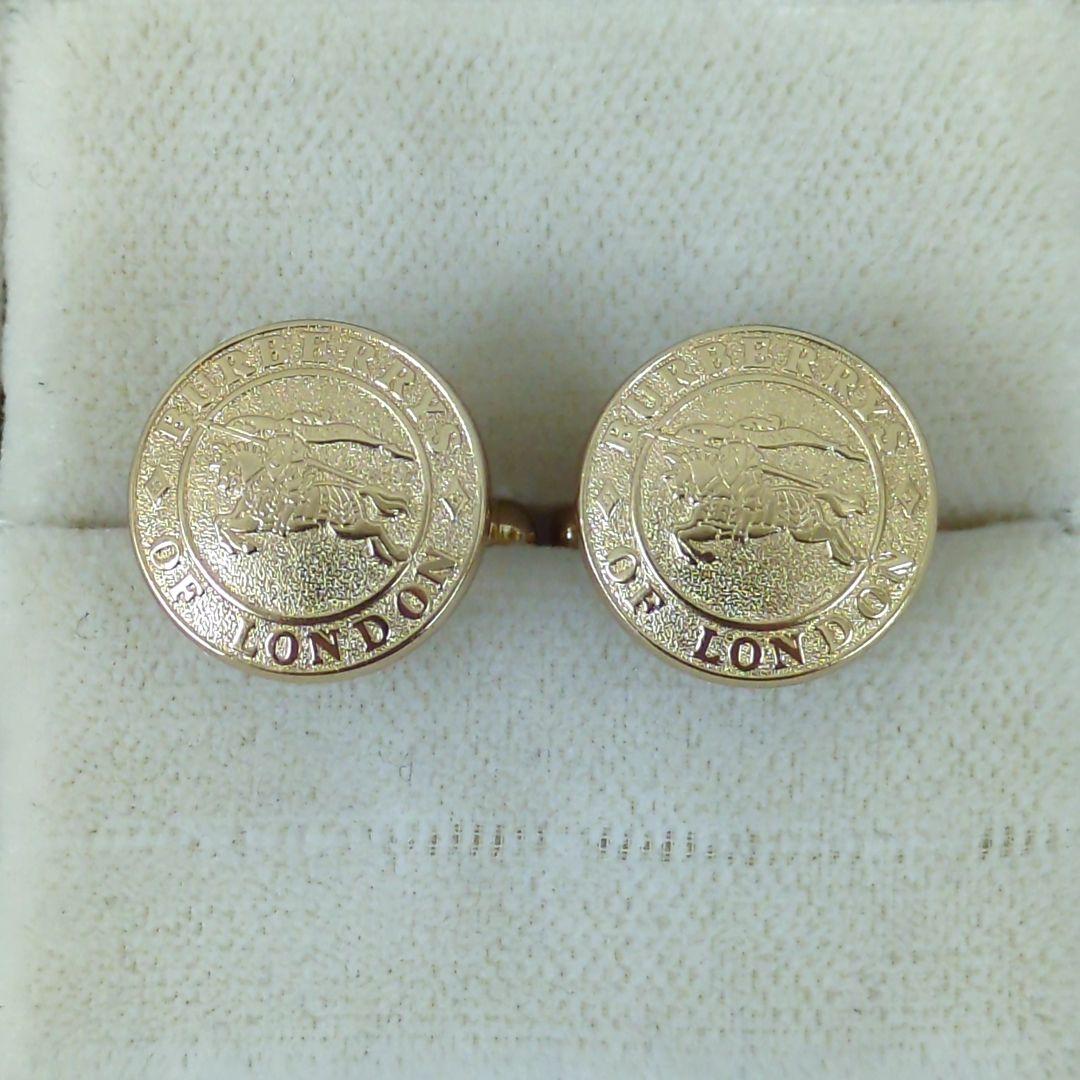 バーバリー 騎士 カフリンクス ゴールドカラー メンズ Burberrys