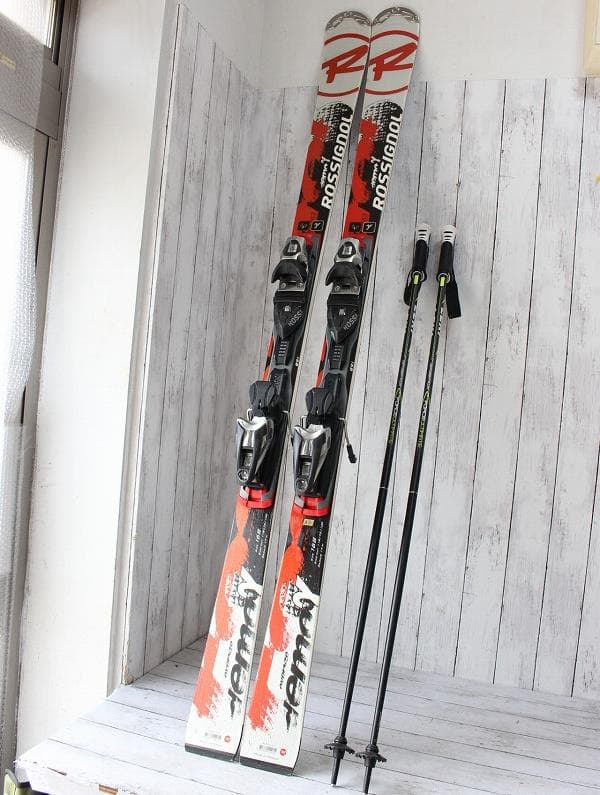 ロシニョール DEMO γ ガンマ 168cm LEKIストック付き