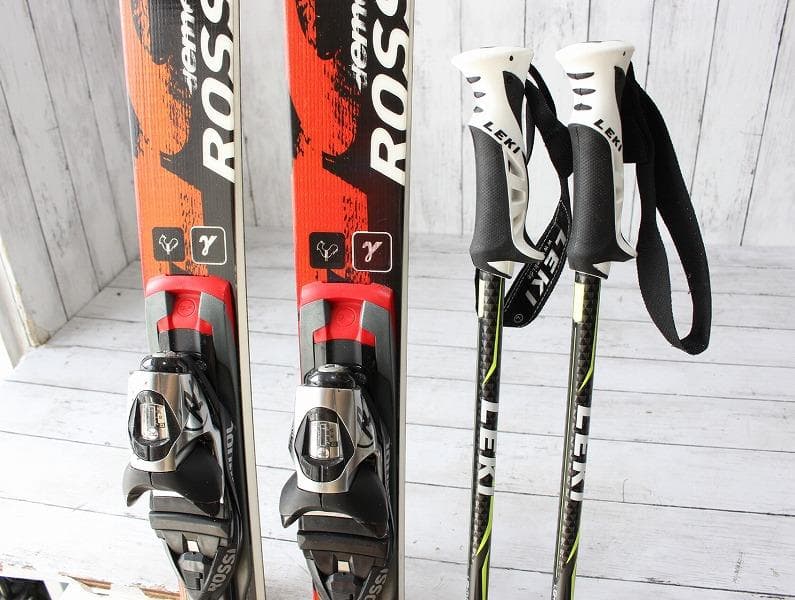 ロシニョール DEMO γ ガンマ 168cm LEKIストック付き