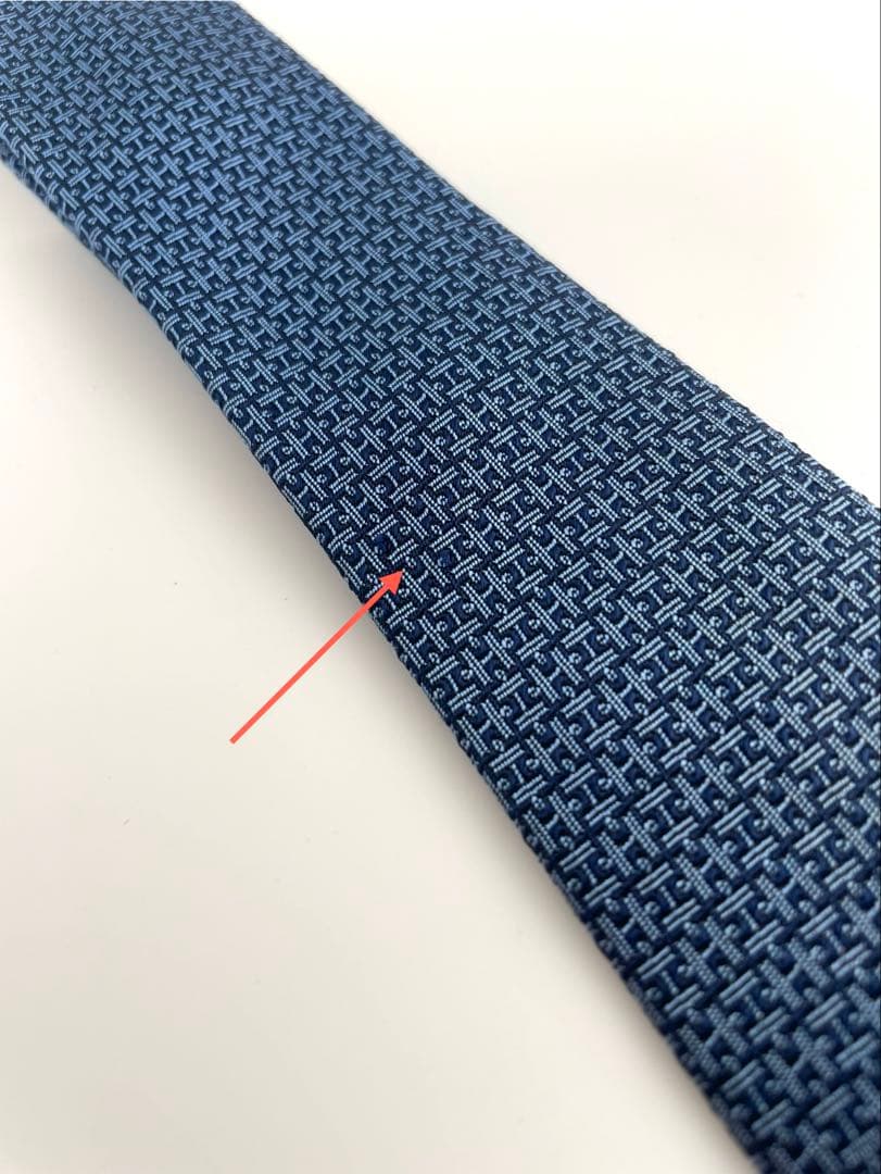 美品 エルメス ネクタイ ハイブランド ピース パズル 高級 シルク レア