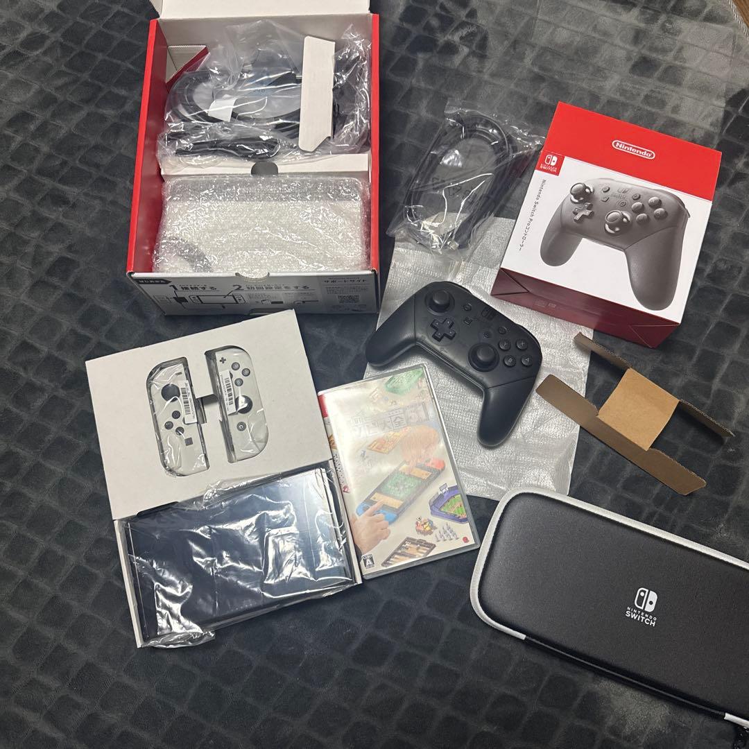 ピ*ザ様 Nintendo Switch Lite ホワイト 本体 + 付属品