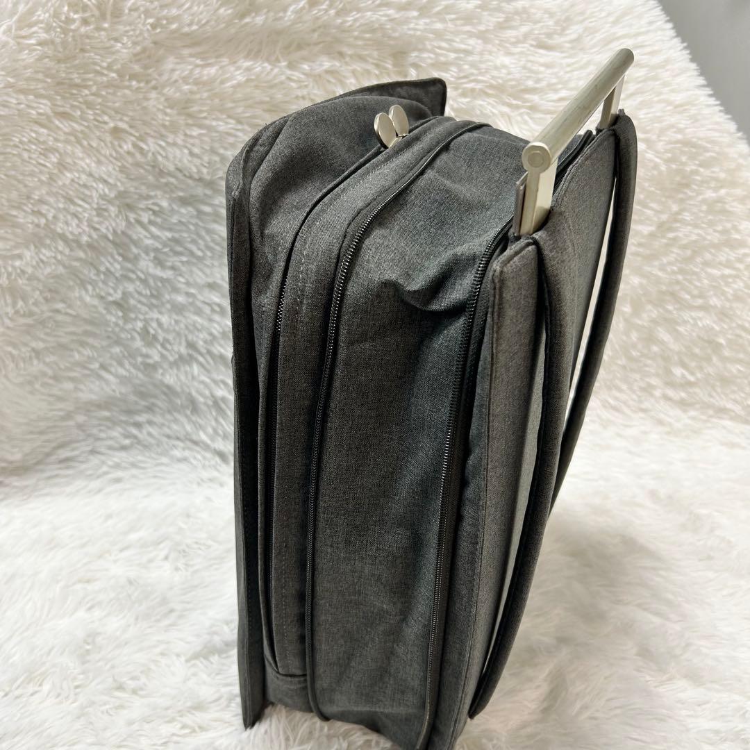 美品⭐︎サムソナイト×スタルク ZAB 拡張式リュック グレー