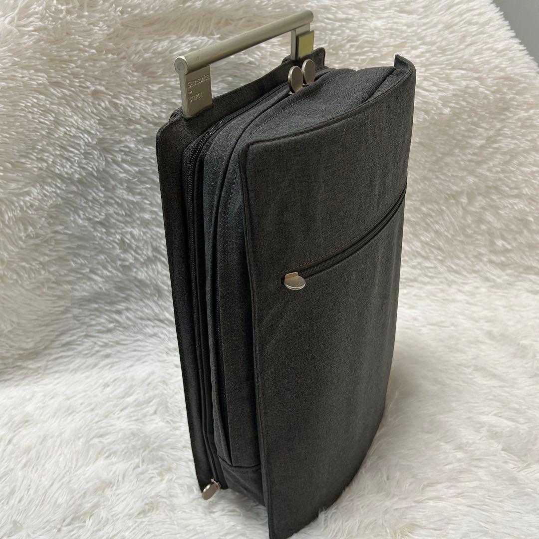 美品⭐︎サムソナイト×スタルク ZAB 拡張式リュック グレー