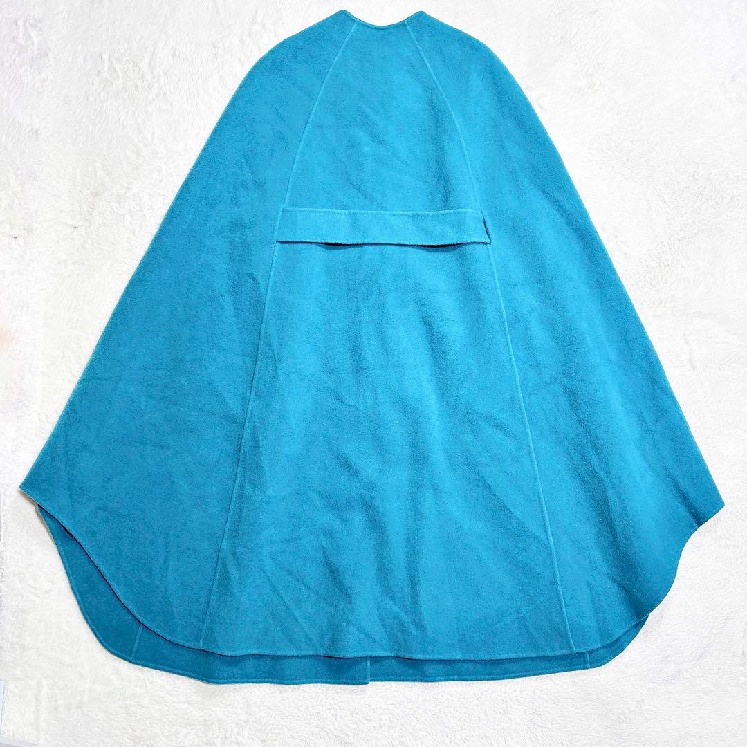 IENA LA BOUCLE ダブルフェイス ボートネック ケープコート