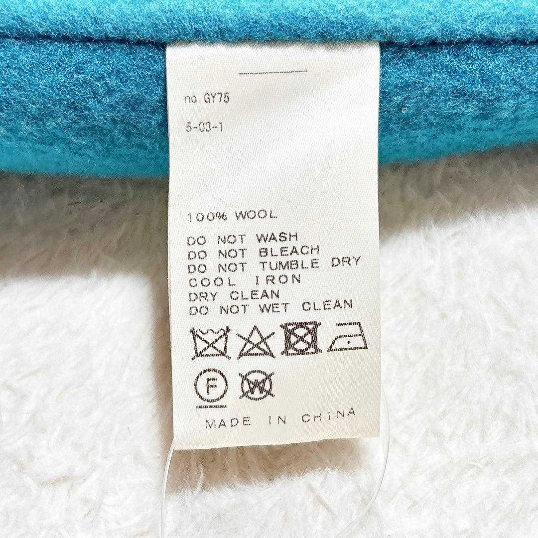 IENA LA BOUCLE ダブルフェイス ボートネック ケープコート