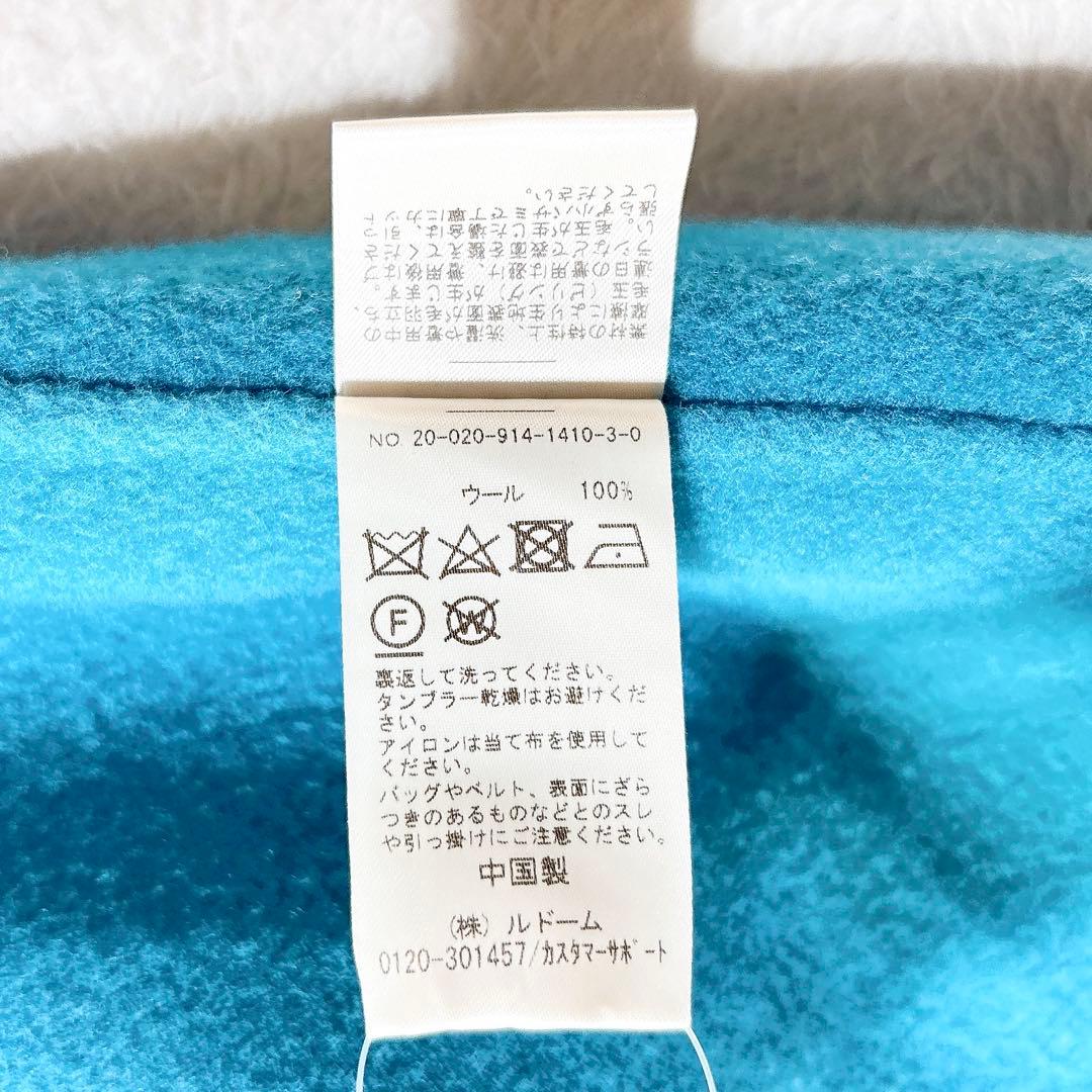 IENA LA BOUCLE ダブルフェイス ボートネック ケープコート