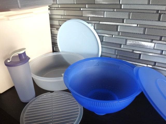 新品★タッパーウェア★9点セット★ラージMMボール/すのこ他★保存容器