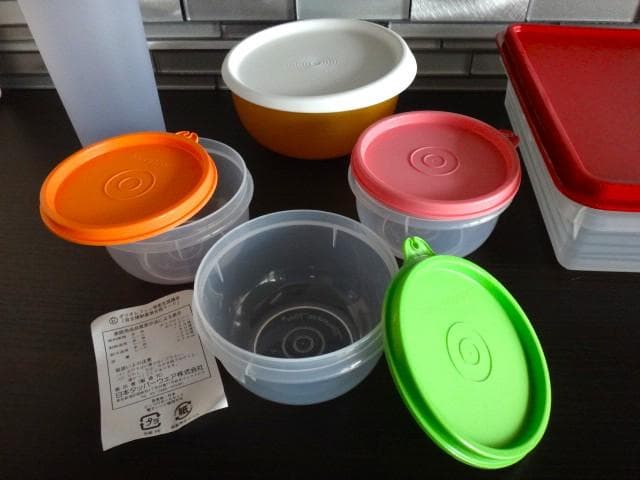 新品★タッパーウェア★9点セット★ラージMMボール/すのこ他★保存容器