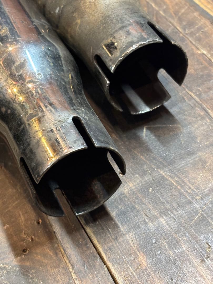 格安！　汎用　フィッシュテールマフラー　ハーレー　ショベル　ドラッグスター