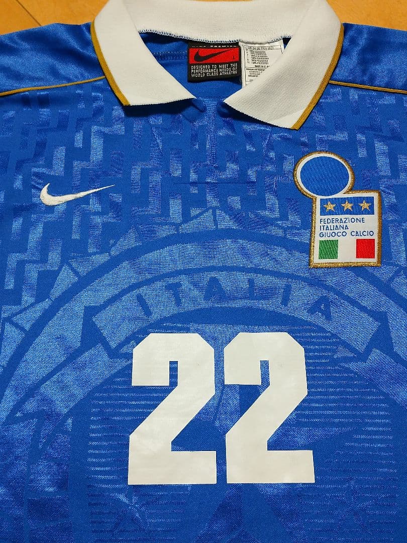 【超激レア/英国製】NIKE ナイキ イタリア代表 95/96Hユニフォーム