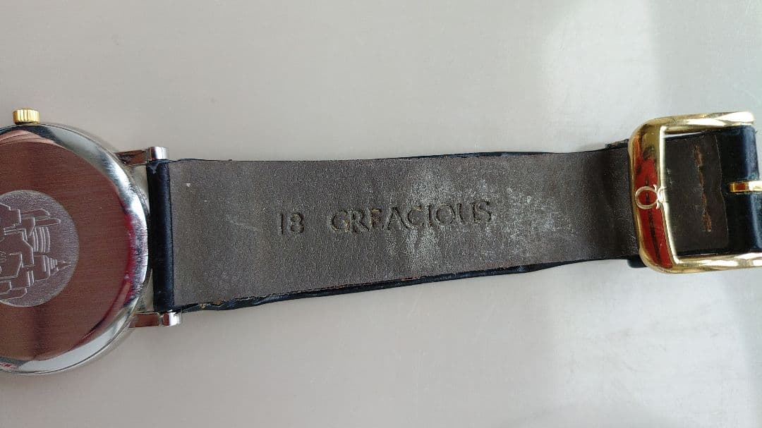 OMEGA De Ville レザーベルト