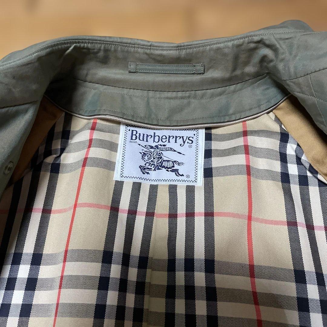 ✴︎極美品✴︎Burberryトレンチコート カーキ玉虫色 ヴィンテージ