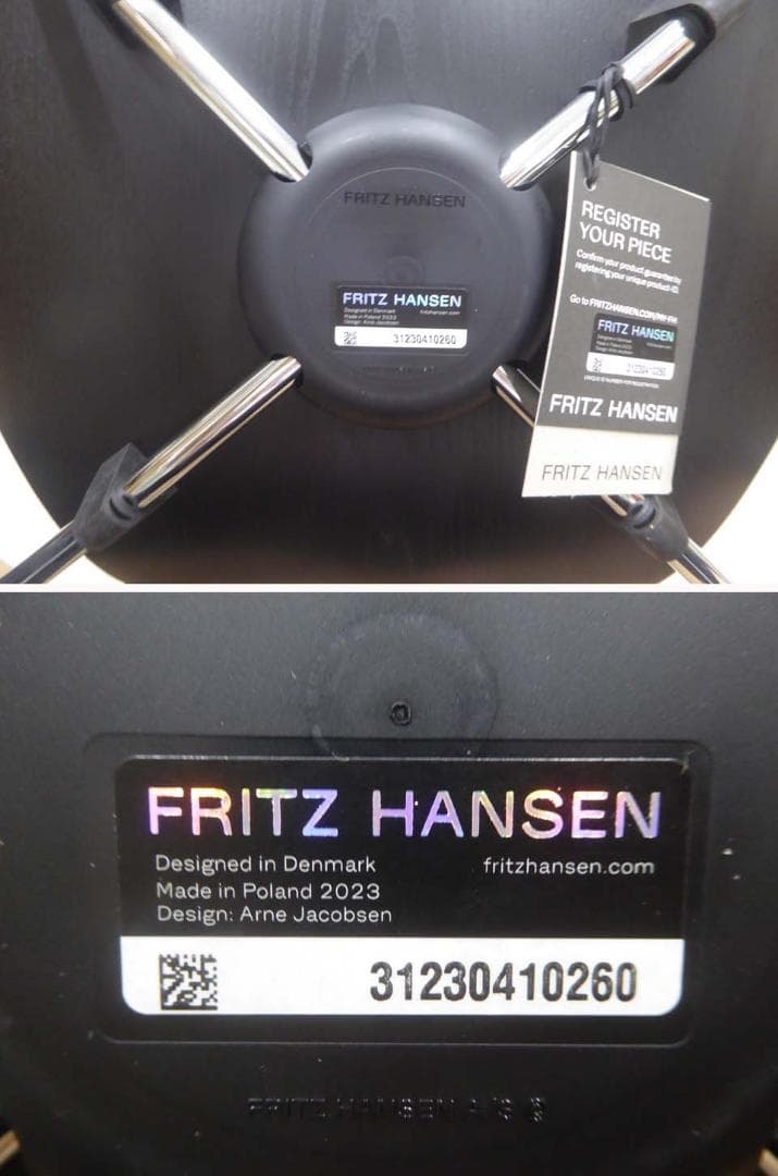 未使用 正規品■フリッツハンセン■3101 アリンコチェア パディング-3