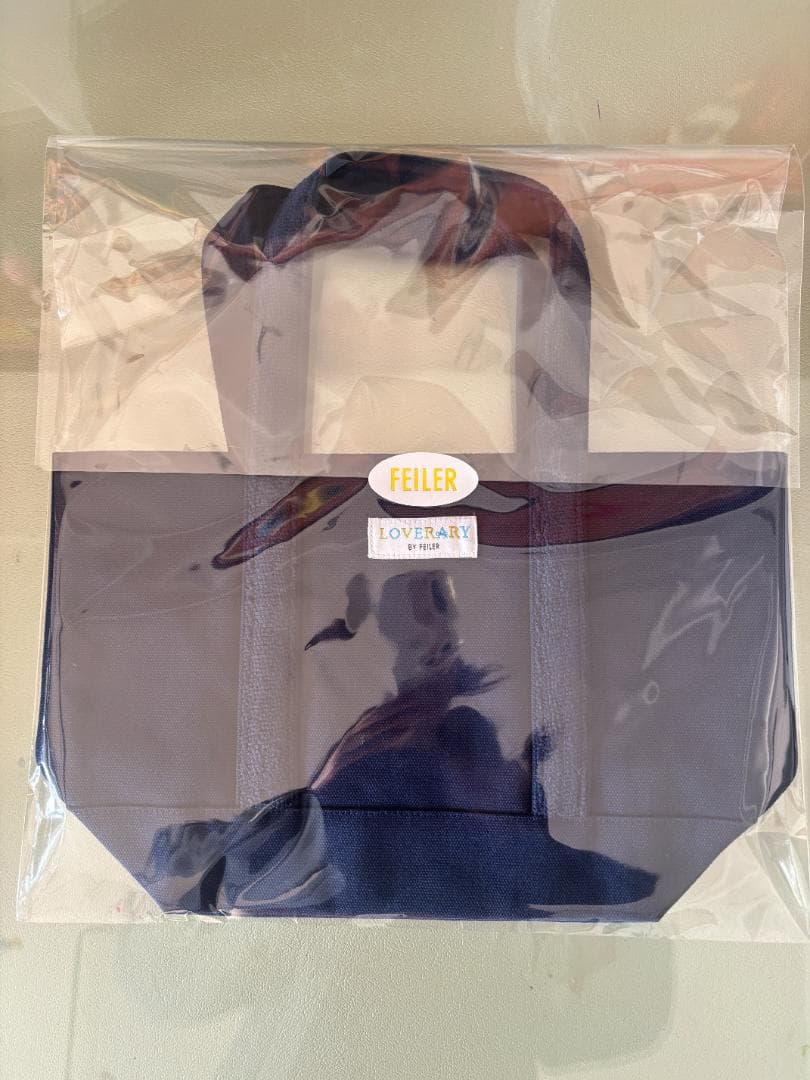 フェイラー ワッペントートバッグ オールドテディ 新品未使用 ネイビー小