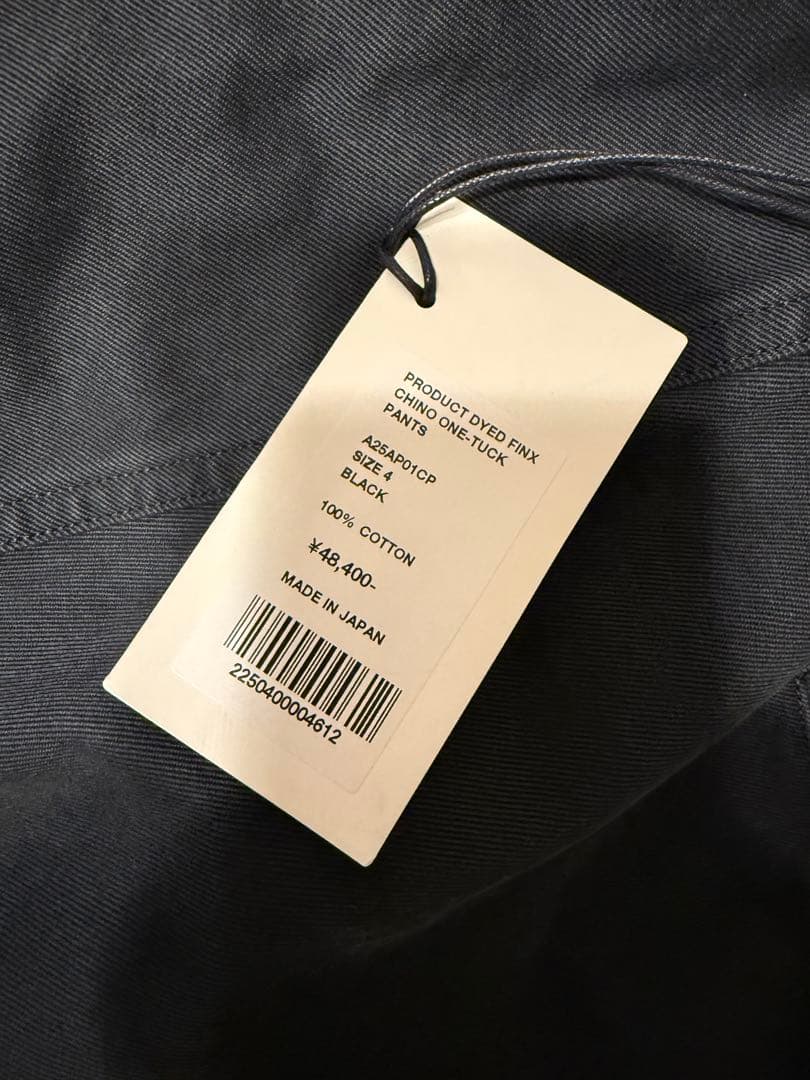 パンツ <AURALEE> PRODUCT DYED FINX CHINO PANTS