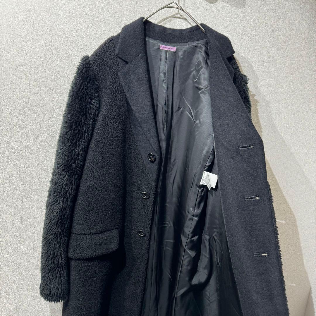 希少 SueUNDERCOVER ボア レイヤードチェスターコート