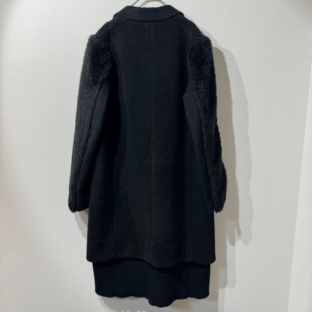 希少 SueUNDERCOVER ボア レイヤードチェスターコート