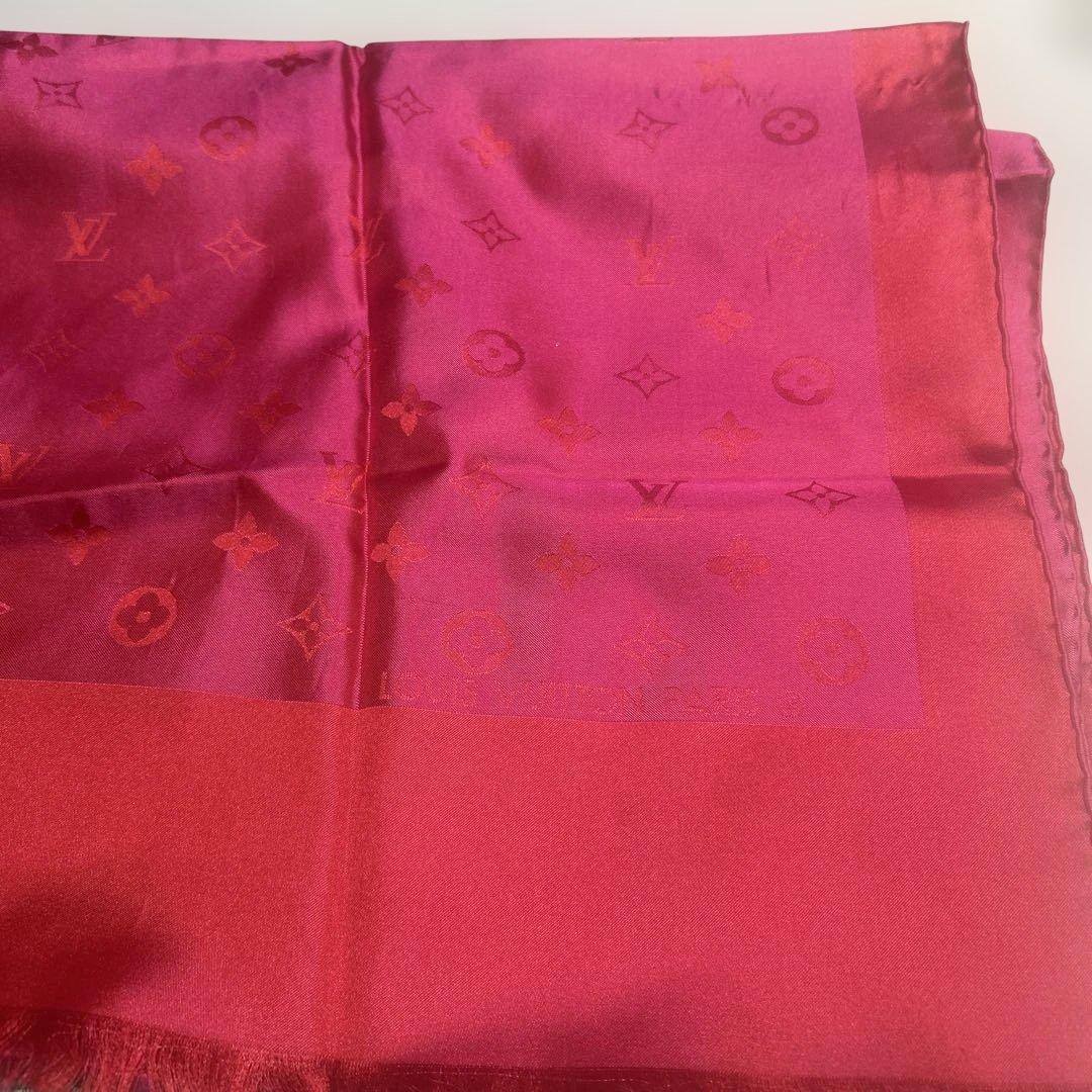 ⭐*️様 Louis Vuitton ピンク シルク ストール