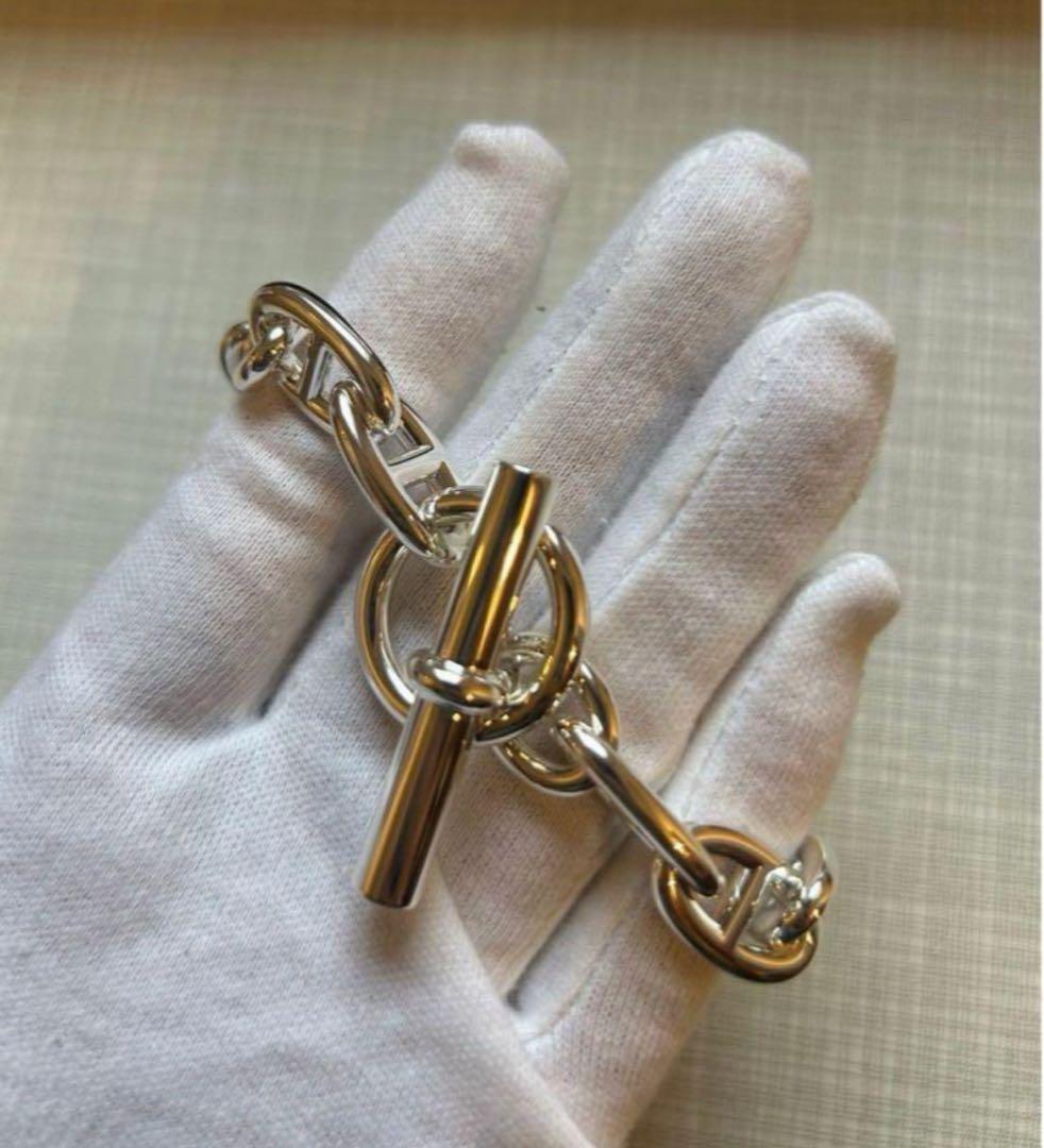 【新品未使用】HERMES エルメス シェーヌダンクル ブレスレット GM13