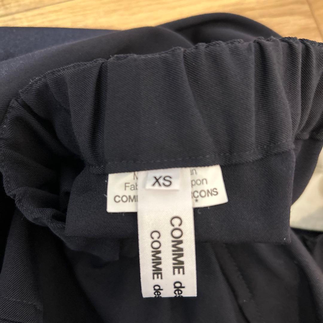 コムデギャルソンコムデギャルソン　サルエルパンツ　ネイビー　極美品