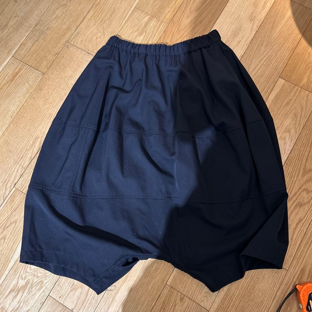 コムデギャルソンコムデギャルソン　サルエルパンツ　ネイビー　極美品