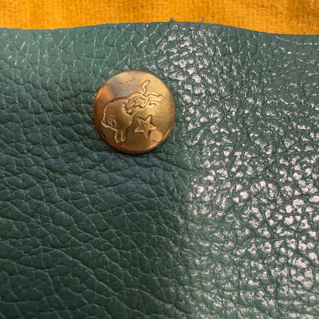 美品！ILBISONTE イルビゾンテ グリーン クロスボディバッグ