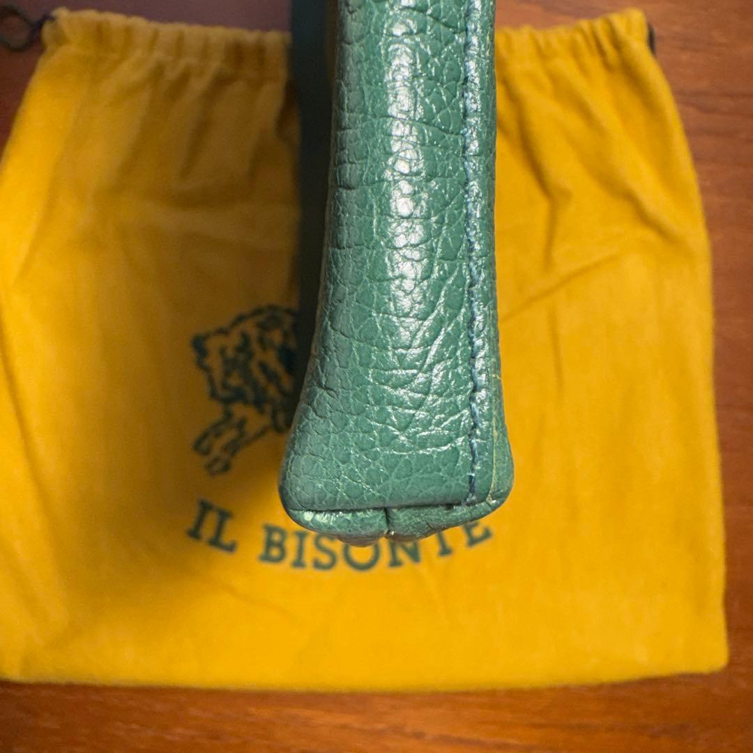 美品！ILBISONTE イルビゾンテ グリーン クロスボディバッグ