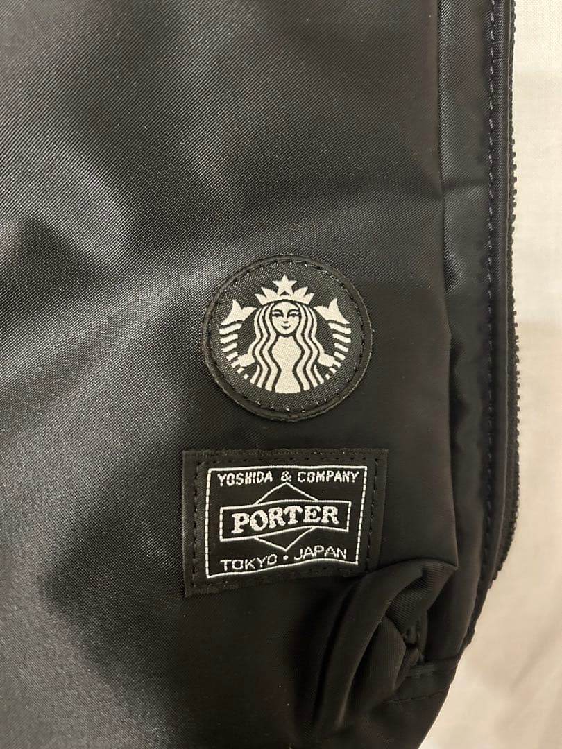 PORTER スターバックス 2WAYツールバッグ ブラック