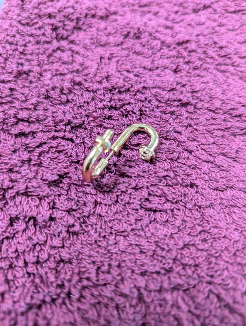 未使用JUSTIN DAVIS Hermanピアス（フープタイプ）