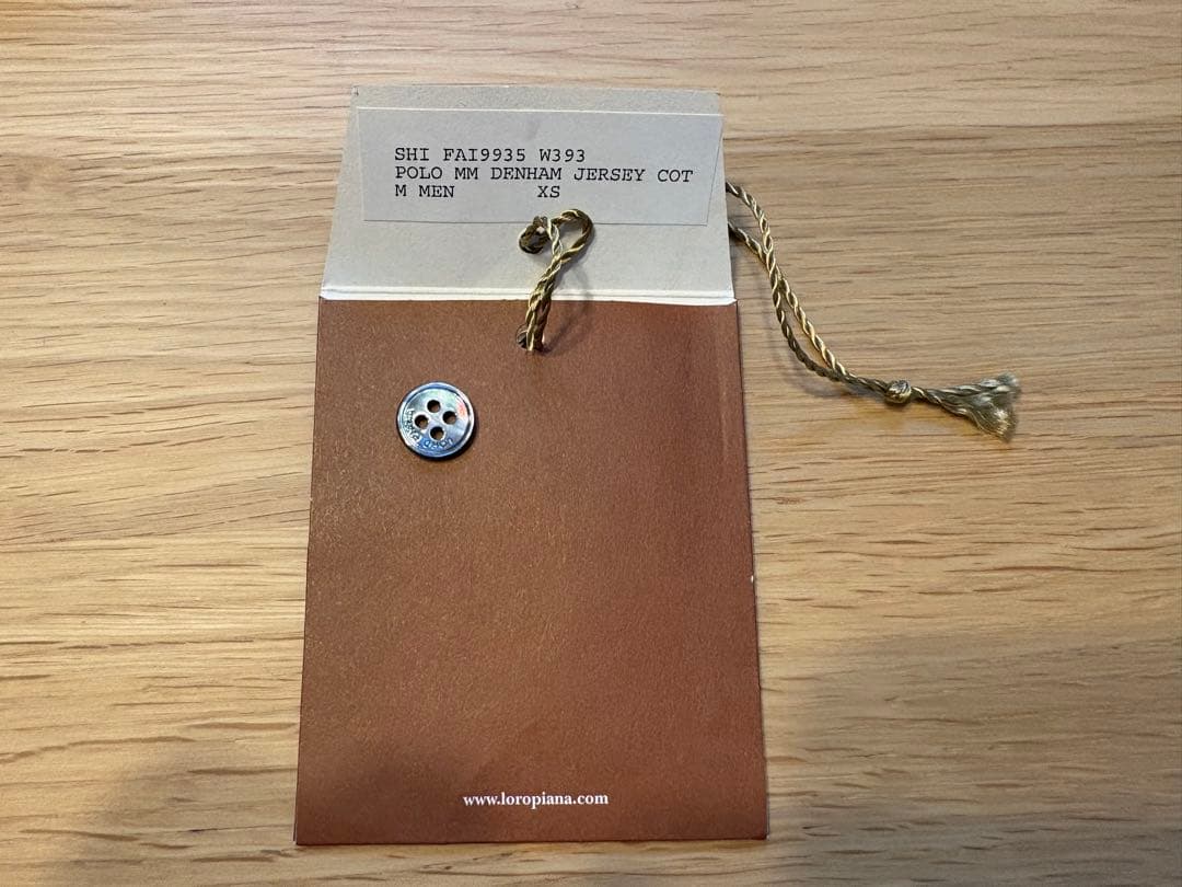 ロロピアーナ　ポロシャツ　ネイビー　サイズxs