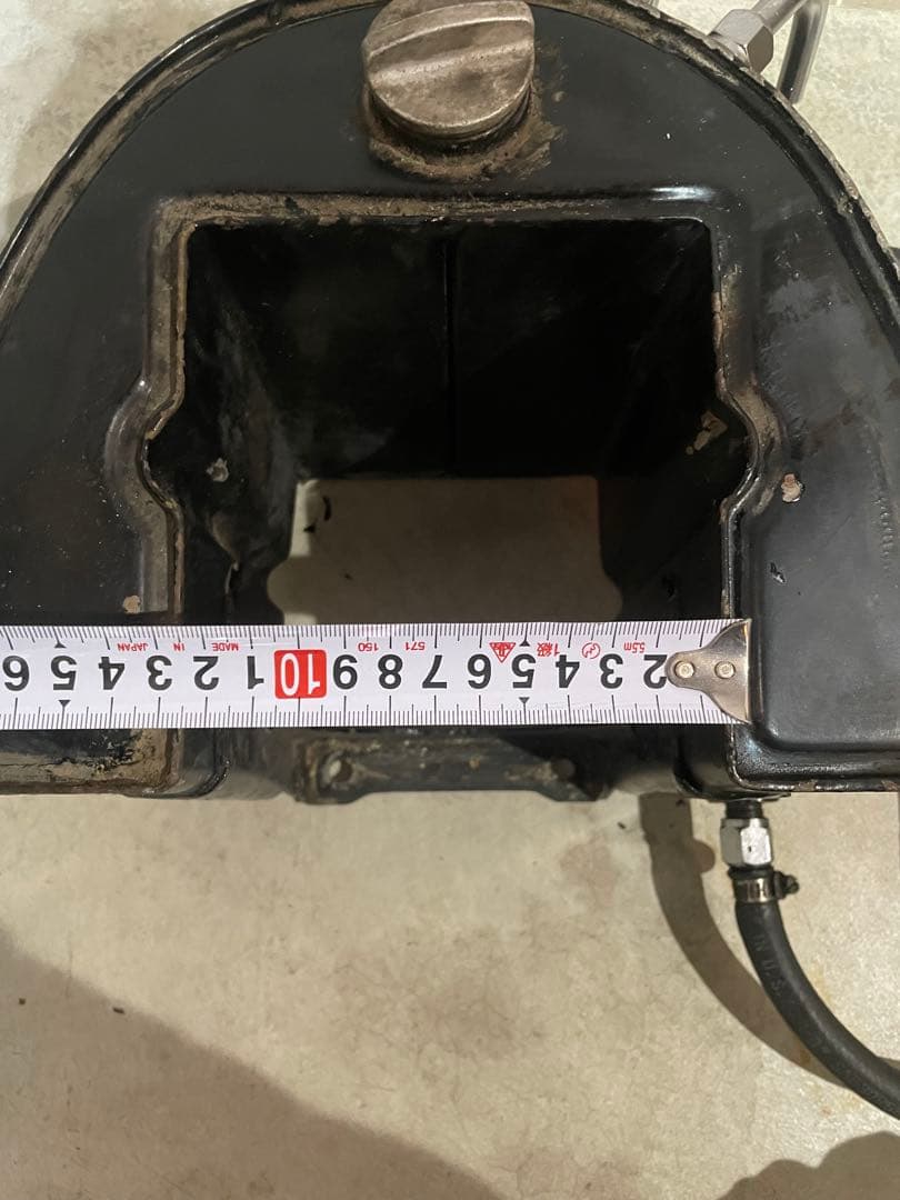 ハーレー　オイルタンク　ブラック