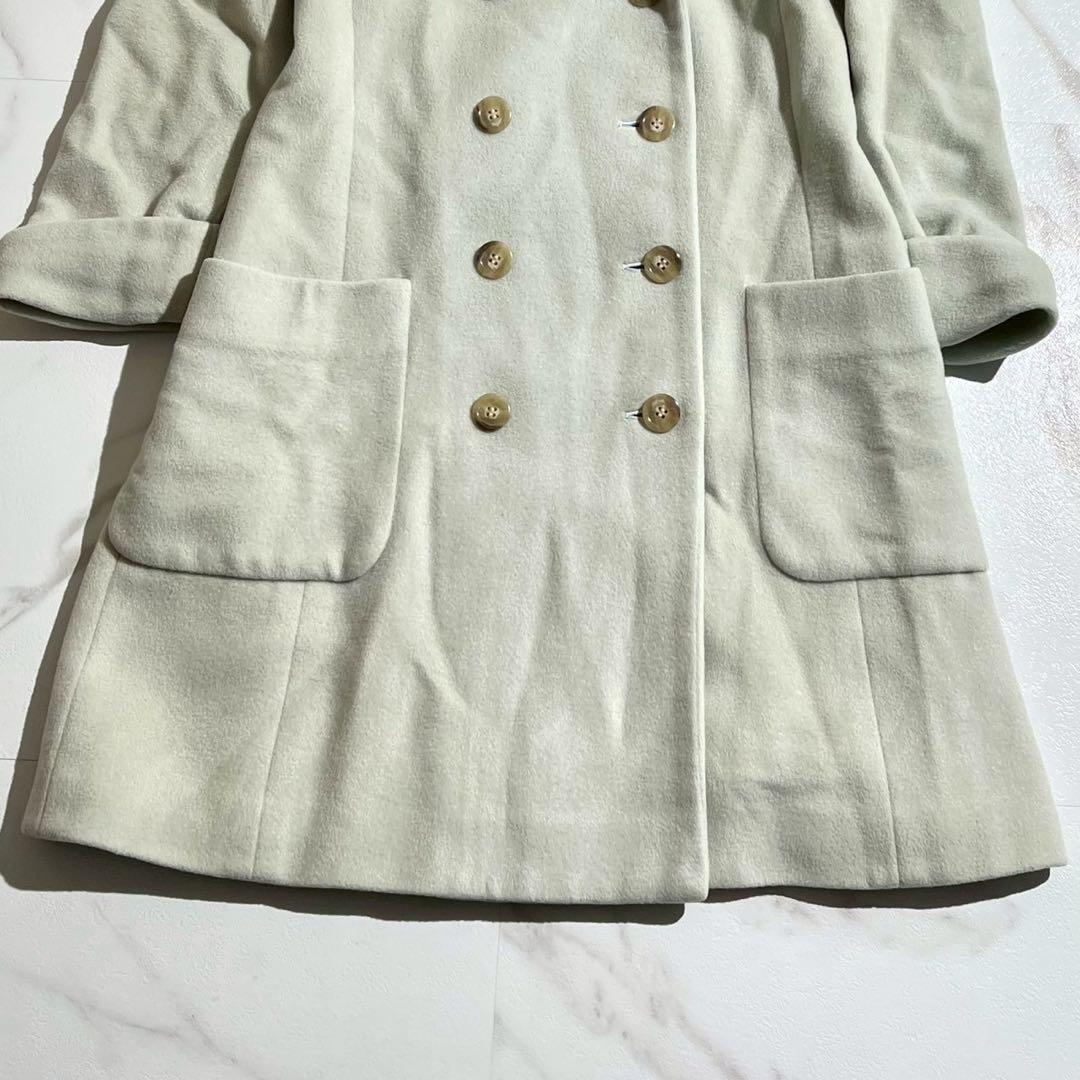 高級　FOXEY フォクシー　チェスターコート　ダブル　ヌートリア　ベルト