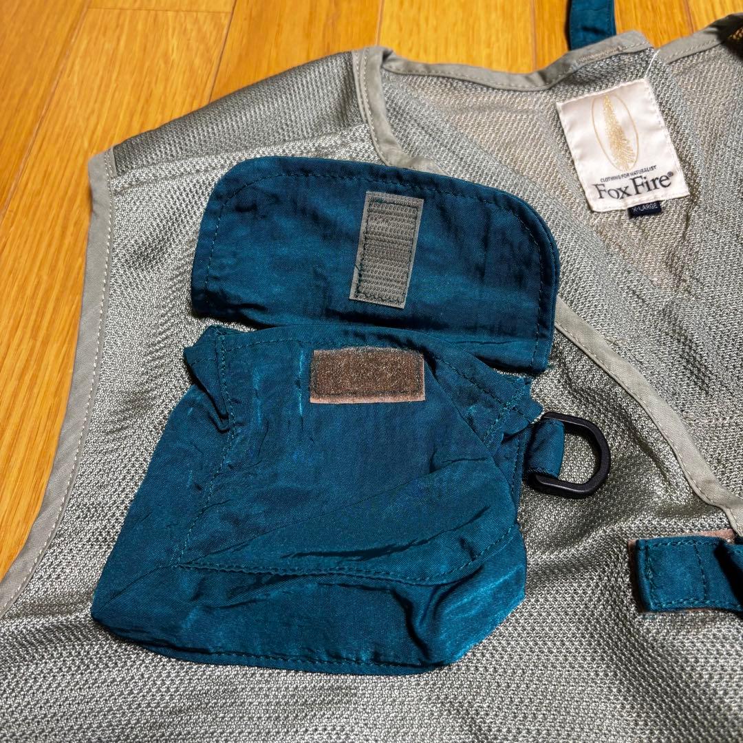 FoxFire　旧ロゴ　フォックスファイヤーフィッシングメッシュベスト　X L