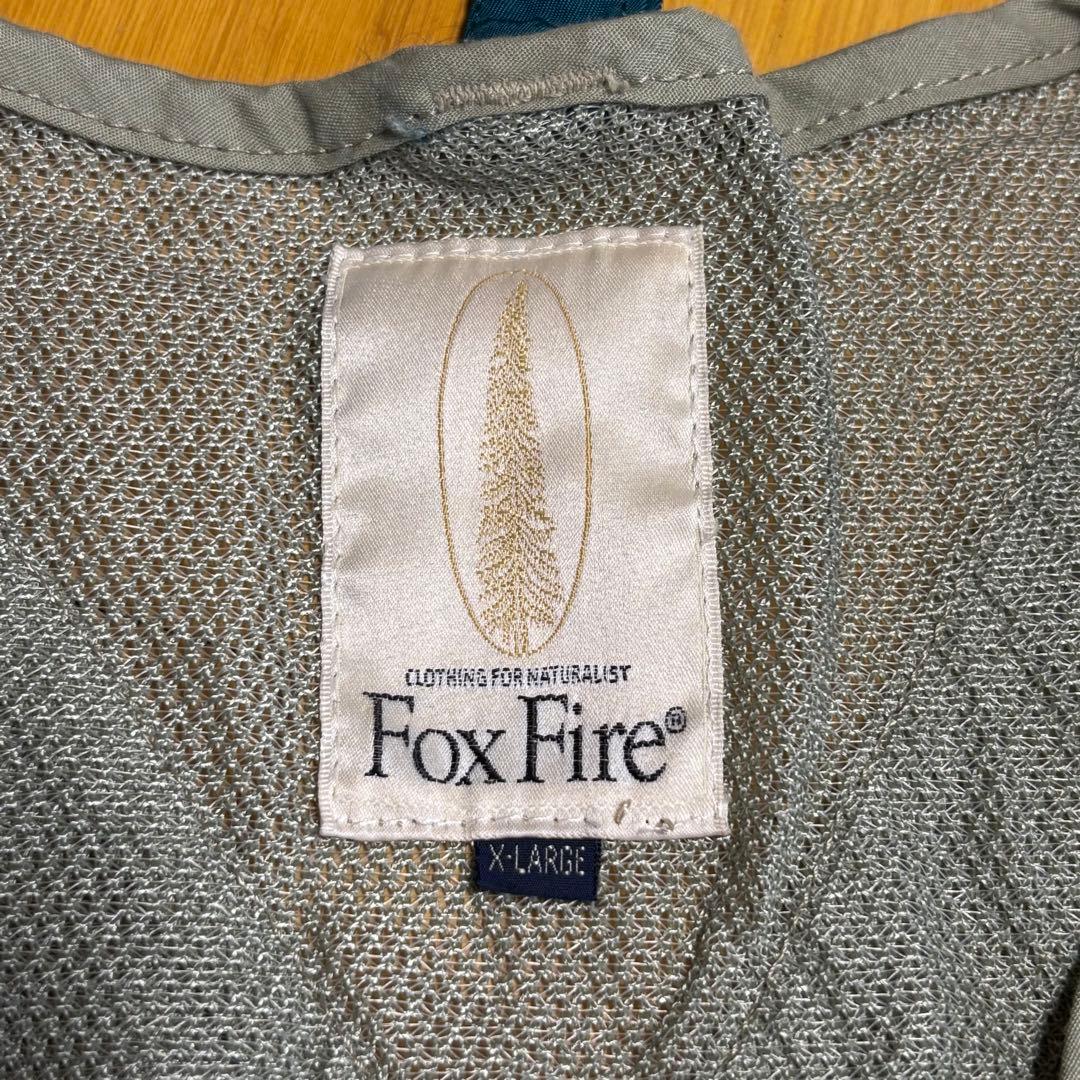 FoxFire　旧ロゴ　フォックスファイヤーフィッシングメッシュベスト　X L