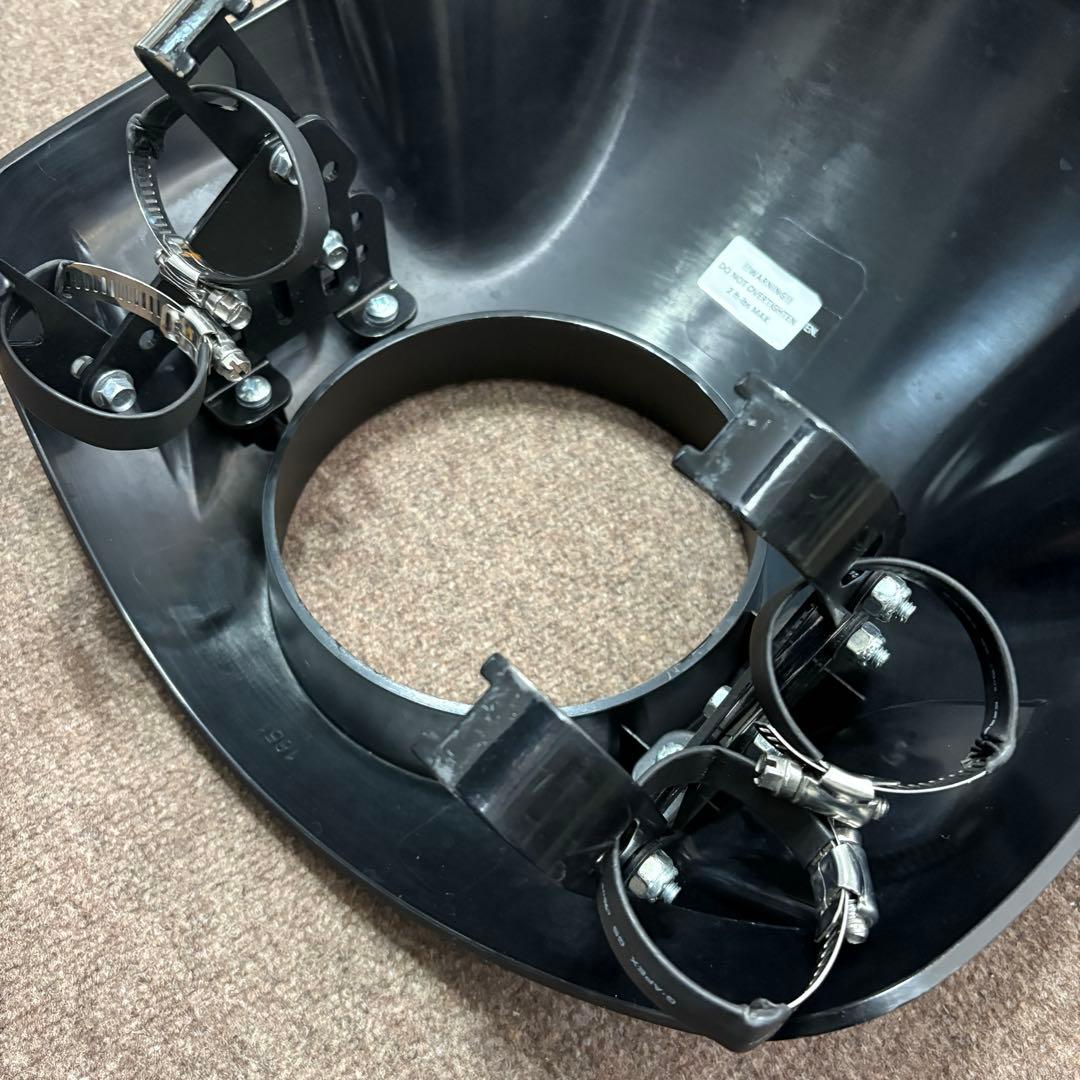 ヘッドライトカウル マットブラック スポーツスター　金具付 美品