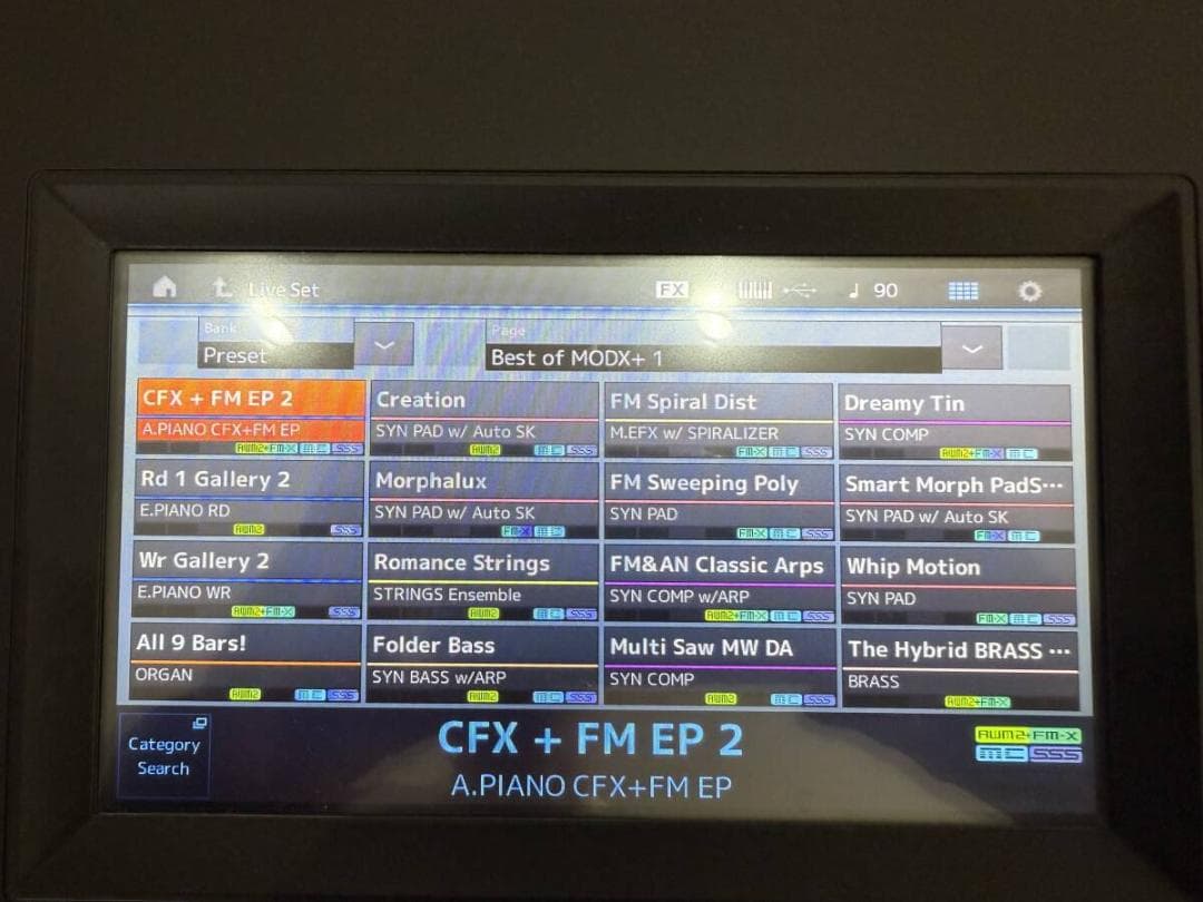 美品 YAMAHA シンセサイザー MODX8+ プラス 88鍵最高級電子ピアノ