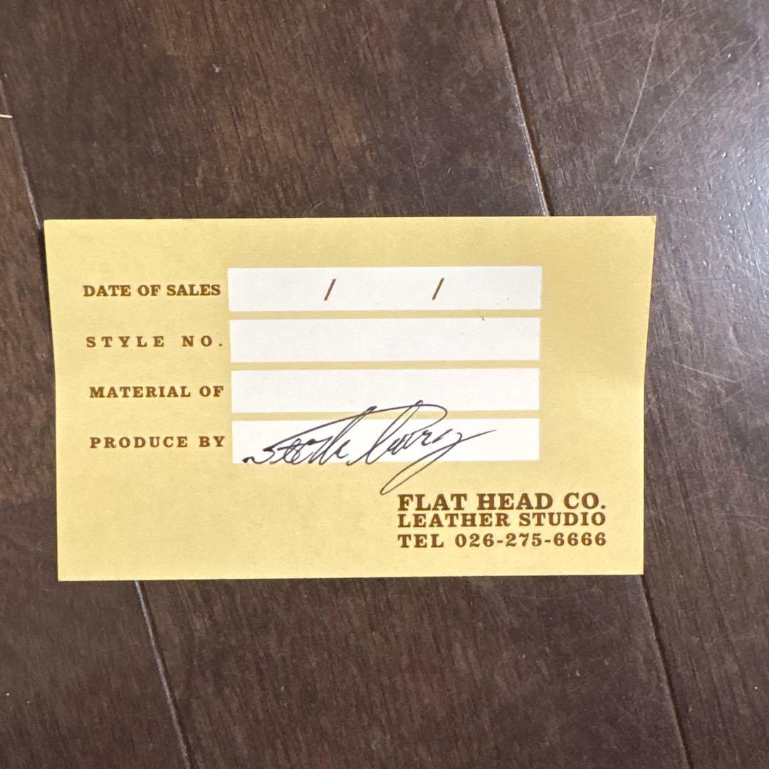 THE FLAT HEAD 二つ折り財布