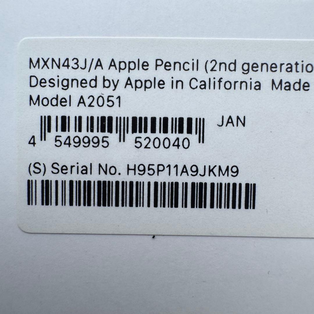 アップルペンシル applepencil 第2世代