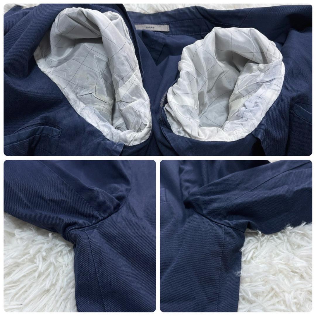 BOGLIOLI COAT ネイビーブルー ダブルブレストジャケット　42