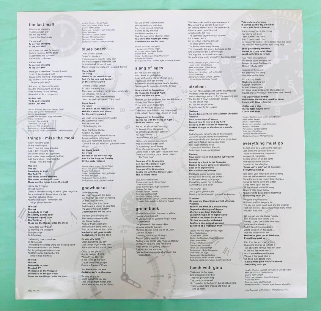 【ドイツ1stプレス2003年】 スティーリー・ダン　エブリシング・マスト