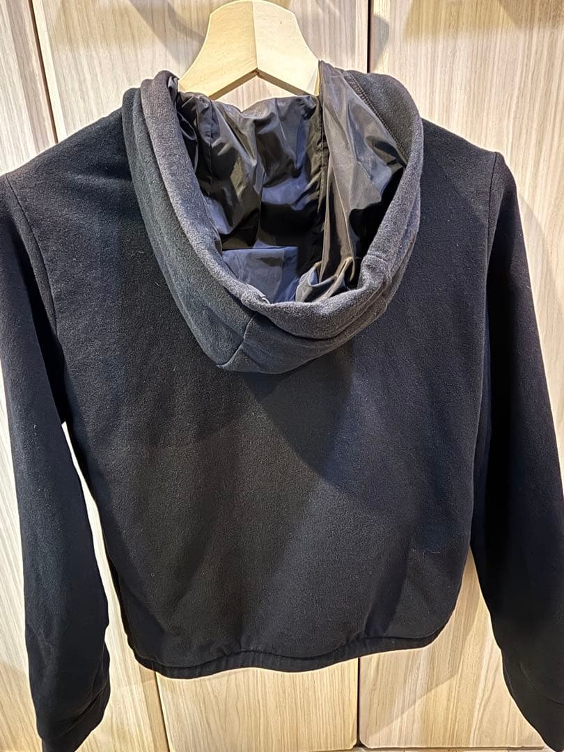 PRADA ブラック フード付きジャケット S