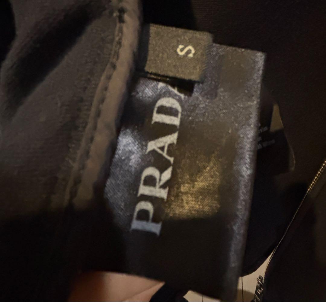 PRADA ブラック フード付きジャケット S