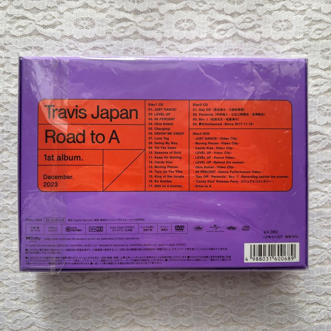 Travis Japan Road to A FC限定盤 アルバム DVD