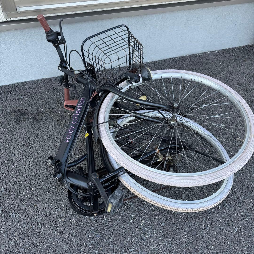 ボルディ 自転車 ママチャリ 折りたたみ 26インチ シマノ製6段変速