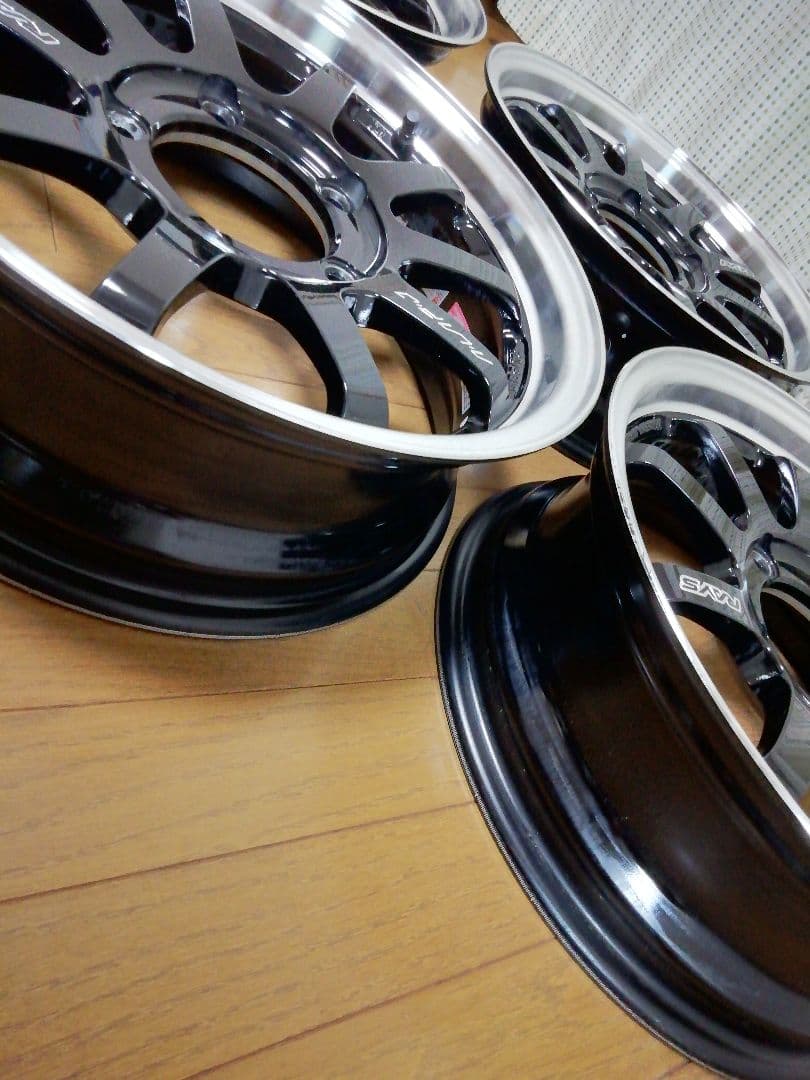 ぶ*る様 美品 ジムニー用 RAYS A·LAP-J BD (Black/Rim